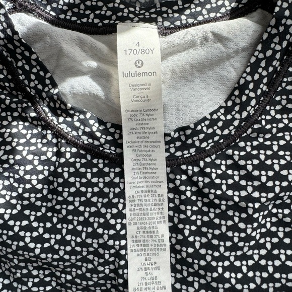 Lululemon Athletica Quick Pace Crossover Mesh Back Tee - Picture 5 of 5